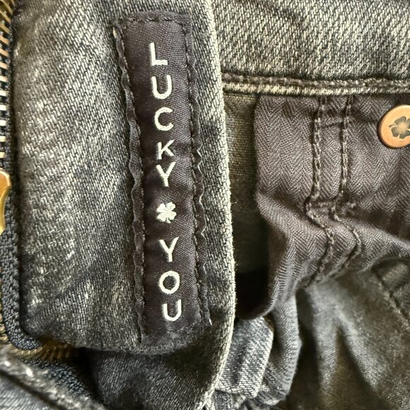 Lucky Brand 121 Slim Jean 33x32 Slim Fit Slim Leg Benoit Black Dark Wash NWT - Picture 3 of 6